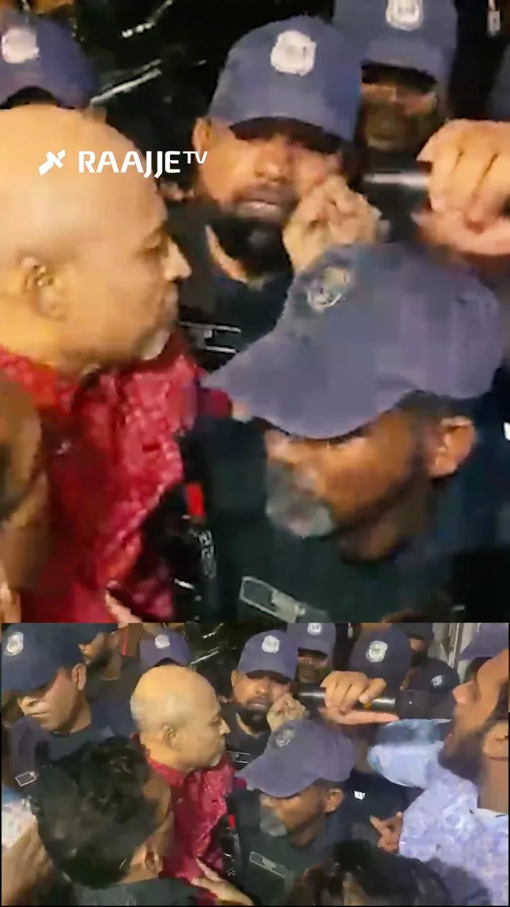 އެމްޑީޕީން ބޭއްވި މުޒާހަރާއަށް ހުރަސްއެޅުމުގެ ގޮތުން ފުލުހުން ވަނީ ޗާންދަނީ މަގާއި އެ ސަރަހައްދުގެ ގޯޅިތައް ބެރިކޭޑް ޖަހައި ބަންދުކޮށްފަ