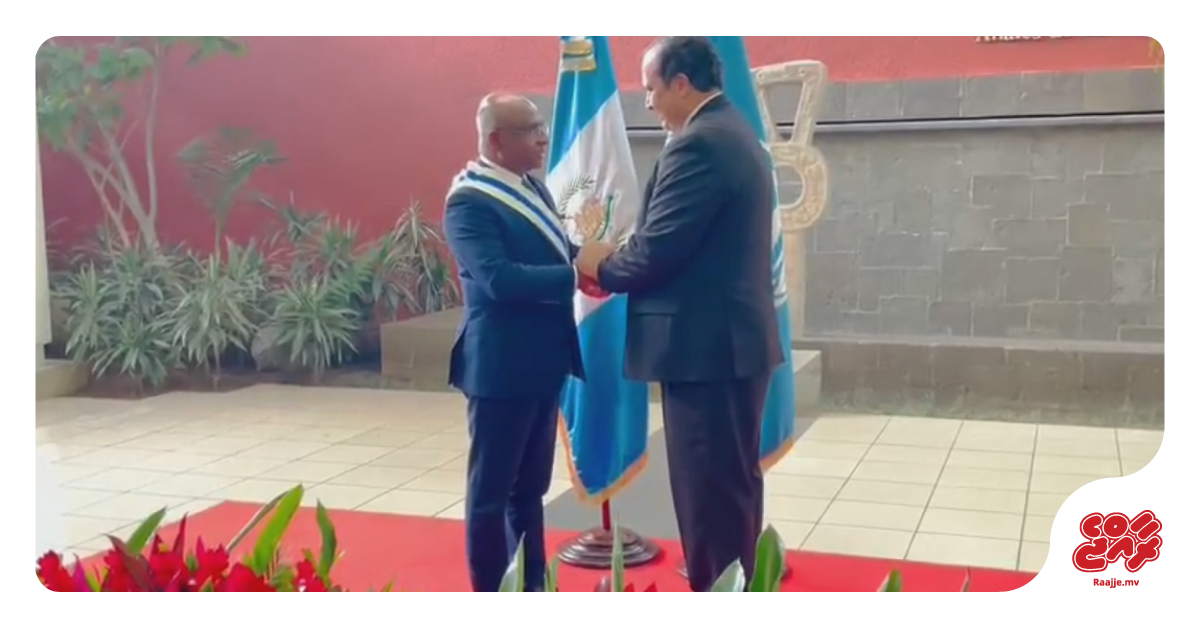 FM Shahid otorga gran honor a Guatemala