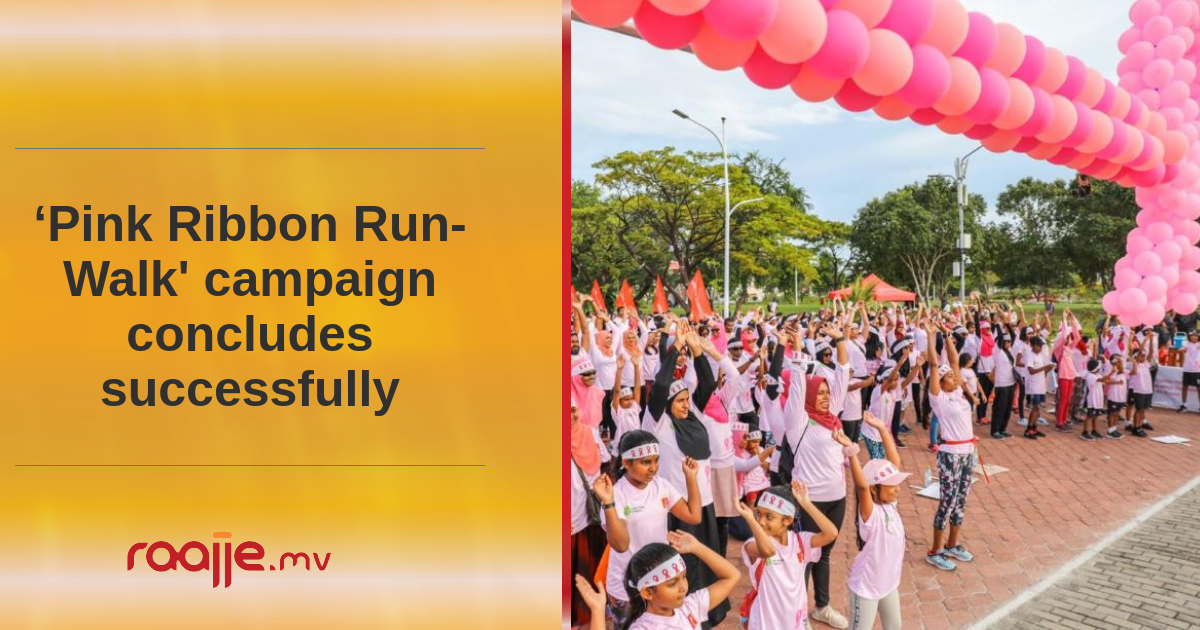 ‘Pink Ribbon RunWalk' campaign concludes successfully