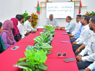 President Muizzu met F. Bilehdhoo council and WDC members on Sunday