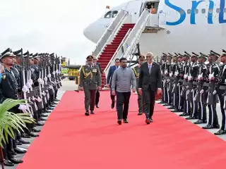 President of Sri Lanka arrives in the Maldives on a state visit. 28.07.2025.
