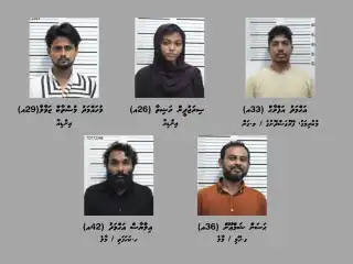 Three Maldivians and two Indians have been arrested in connection with a drug-related case.