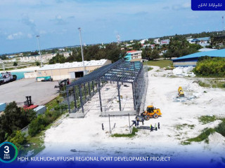 Hdh. Kulhudhuffushi Regional Port Development Project is well underway