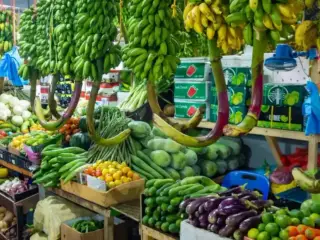 Male' City Local Market.