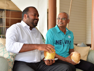 ރައީސް ސޯލިހު އަރިހުގައި ކުރީގެ ޓޫރިޒަމް މިނިސްޓަރ އަލީ ވަހީދު