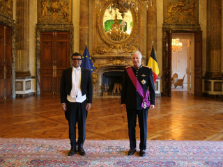 Razzak presented his Letters of Credence to King Philippe of Belgium as the newly appointed Ambassador Extraordinary and Plenipotentiary of Maldives to the Kingdom of Belgium