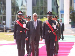 ރަނިލް ވިކްރަމަސިންހައަށް ރަސްމީ ގޮތުން މަރްހަބާ ދެންނެވުމުގެ ހަރަކާތްތައް ބާއްވާފައިވަނީ ޖުމްހޫރީ މައިދާނުގައި