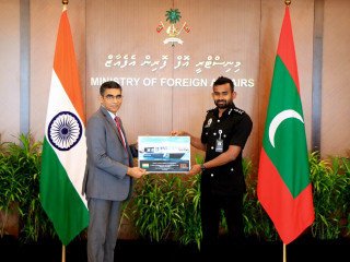 Vessel procured with the financial support of the Indian Government handed over to the Maldives Correctional Service