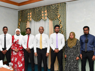 President Solih met with the Fenfushi Island Council on Thursday