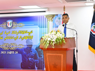 VP Naseem held a meeting with the frontline police officers working in the Malé area