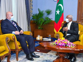 The Minister of Finance and Climate Change of Tuvalu paid a courtesy call on the president on Thursday