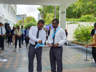 މޯލްޑިވްސް މެރިން އެކްސްޕޯ އިކޮނަމިކް މިނިސްޓަރ ހުޅުވައިދެއްވަނީ