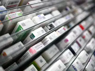 Medicine boxes displayed on a pharmacy shelf. The Maldives Food and Drug Authority (MFDA) requires prior authorization for the importation of pharmaceuticals into the country. | Getty Images