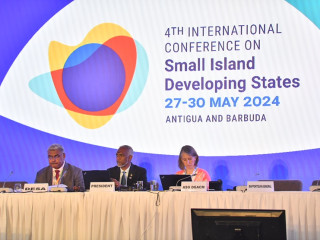 President Muizzu presides over the SIDS Conference on Monday