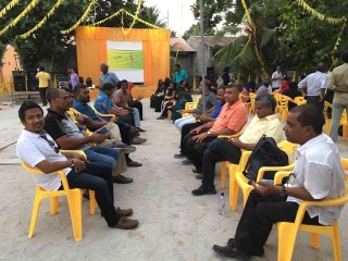 މިނިވަން އިންސާފްވެރި އިންތިހާބެއް ހޯދުމަށް ގޮވާލާ އެމްޔޫއޯގެ ޖަލްސާއެއް ބ. އަތޮލޫގައި