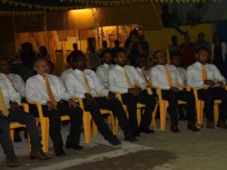 MDP rally in Baa atoll Dharavandhoo Island. 
