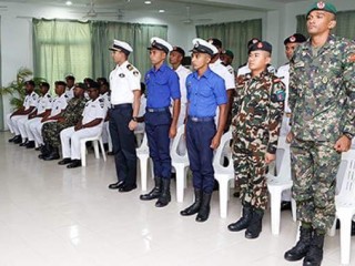 ހަތަރު ޤައުމެއްގެ ސިފައިން ބައިވެރިވާ ކޯސްޓްގާޑު ބޭސިކް ޑައިވިންގ ކޯހެއް އެމްއެންޑީއެފް އިން ފަށައިފި 