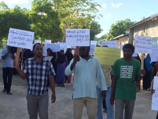 Several protesters from Bilehdhoo arrested