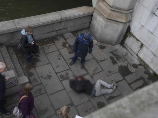 އިގިރޭސި ޕާލަމަންޓް ބޭރުގައި ބަޔަކު ބަޑި ޖަހައިފި