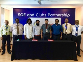 ކުންފުނިތަކާއެކު ތިން ކްލަބަކުން އެއްބަސްވުމުގައި ސޮއިކޮށްފި