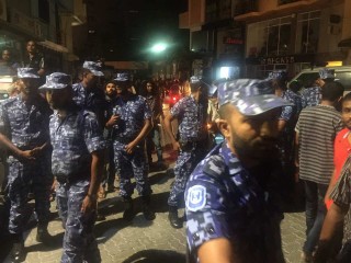 Police active in Male’, conducting searches