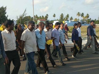 އެމްޑީޕީގެ ޓީމަށް ވިލުފުށިން ވަރަށް ހޫނު މަރުހަބާއެއް ކިޔައިފި