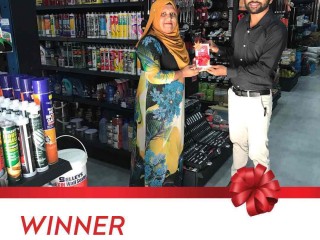 Veligaa Hardware announces winner for anniversary promotion