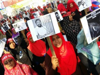 Protests flare up in Maamigili over Qasim’s arrest