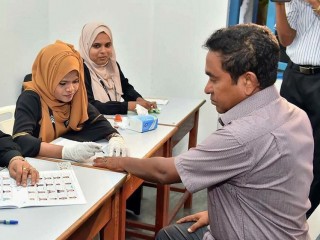 2017 ވަނަ އަހަރު ބޭއްވި ލޯކަލް ކައުންސިލް އިންތިހާބުގައި ރައީސް ޔާމީން ވޯޓް ލައްވަނީ