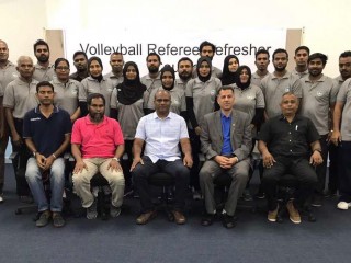 ވޮލީ ރެފްރީސް ރެފްރެޝާ ކޯސް 21 ފަރާތަކުން ފުރިހަމަކޮށްފި