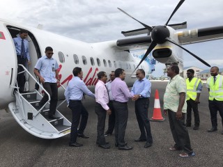 ކުޑަހުވަދޫ އެއަރޕޯޓަށް ފުރަތަމަ ޓެސްޓް ފްލައިޓް ޖައްސައިފި