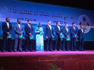 މާލޭ ސިޓީ އަށް އަލަށް އިންތިހާބުވެވަޑައިގެންނެވި މެމްބަރުން ހުވާކުރެއްވުމުގެ ދަރުބާރުގައި