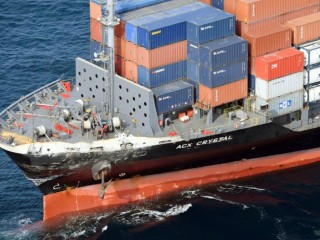 A cargo boat