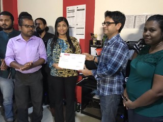 Ceremony held to hand over Addu Relief Fund proceeds