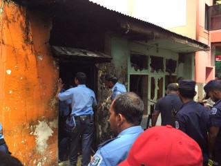 މާފަންނު ގެއެއްގައި ގޭސްފުޅިއެއް ގޮވައި އަލިފާނުގެ ހާދިސާއެއް ހިނގައިފި 