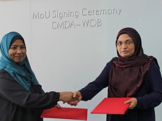 ސީއެމްޑީއޭ އާ ވިމެން އޮން ބޯޑްސް އާ ދެމެދު އެމްއޯޔޫ އެއްގައި ސޮއިކޮށްފި