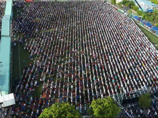 މިފަހަރުގެ ބޮޑު ޖަމާއަތުގައި ޢީދު ނަމާދު ކުރުން ސްޓޭޑިއަމްގައި