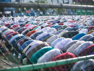 (File photo) Before the pandemic, it was a tradition to hold mass Eid prayers in the capital and islands across the country