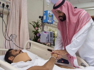 ޓެރަރިސްޓް ހަމަލާގައި ޒަޚަމްވި ސިފައިން ގާތަށް ސައުދީ ވަލީއަހުދު ޒިޔާރަތް ކުރައްވައިފި