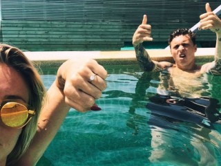 Man U's new boy Lindelof proposes to girlfriend in Maldives