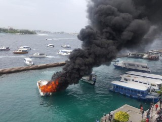 މަސްވެރިންގެ ޕާކް ސަރަހައްދުގައި އޮތް ލޯންޗެއްގައި އަލިފާން ރޯވެއްޖެ