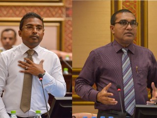 މެމްބަރު އިބްރާހިމް 'އައިބީ' ދީދީ އަދި މެންބަރު ޢަބްދުﷲ 'ބޮޗޭ' ރިފާއު