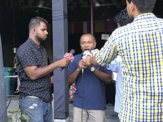 އެމްޑީޕީން ހުކުރުދުވަހު ހަވީރު ބޭއްވި ސައިފޮދުގައި ޗެއާޕާސަން ހަސަން ލަތީފު ވާހަކަފުޅު ދައްކަވަނީ