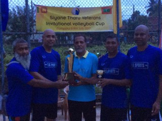 ސިޔަނެ ތަރޫ އިންޓަނޭޝަނަލް ވޮލީބޯލް ކަޕް ރާއްޖެއިން ކާމިޔާބުކޮށްފި