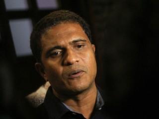 MP Ahmed Nihan speaking to the press