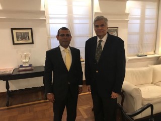 ރައީސް ނަޝީދު ލަންކާގެ ބޮޑުވަޒީރާ ބައްދަލު ކުރައްވައިފި