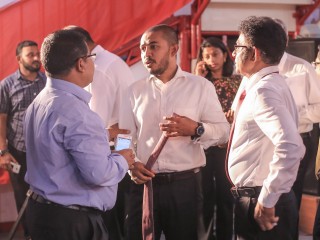 Maduvvari constituency MP Mohamed Ameeth (C)