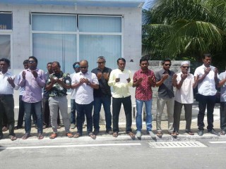 ގއ. ވިލިނގިލީގައި ހުކުރު ނަމާދަށްފަހު ދުޢާ ކޮށްފި