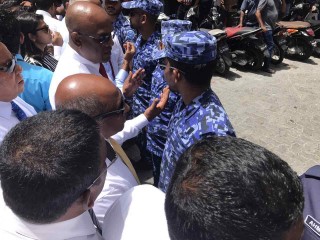 MPs face off against Police officers amid Parliament lockdown