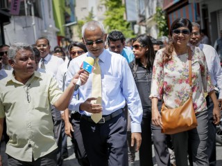 ރައީސް ސާލިހް މީޑިއާއަކަށް އިންޓަރވިއުއެއް ދެއްވަނީ